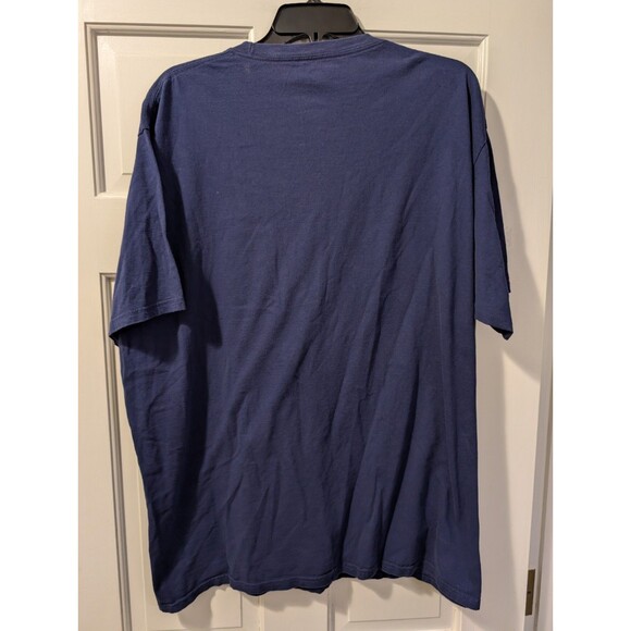 Star Wars Yoda New York Yankees T-Shirt 3XL Blue Win You Must MLB Postseason - Picture 7 of 8